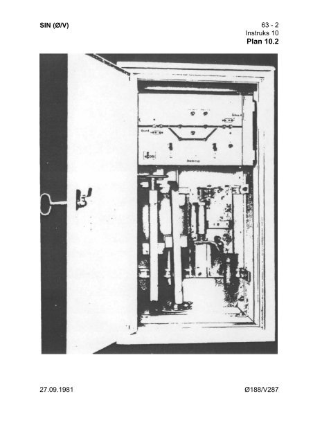 SIN (Ø/V) Generelle instrukser - Banedanmark