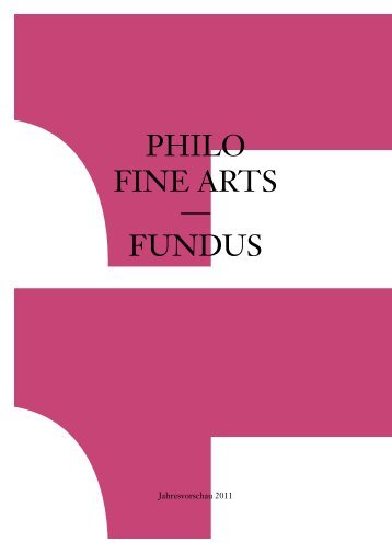 Die Lust am  Unseriösen - Philo Fine Arts