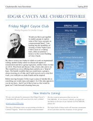 EDGAR CAYCE'S A.R.E. CHARLOTTESVILLE