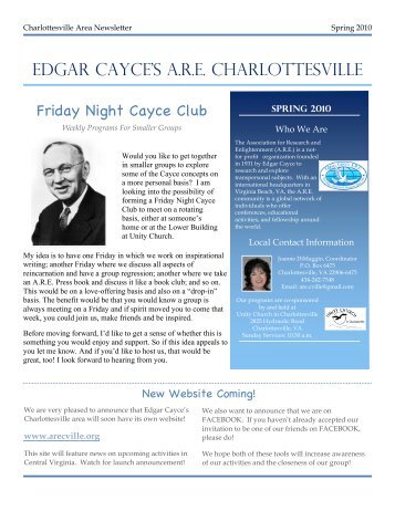 EDGAR CAYCE'S A.R.E. CHARLOTTESVILLE