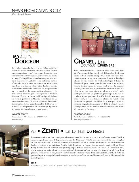 Swiss made - Trajectoire Magazine