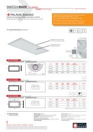 SWITCH MADE DATA SHEETS PALAOS 300x600