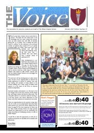 The Voice Edition 37 - The Robert Napier School