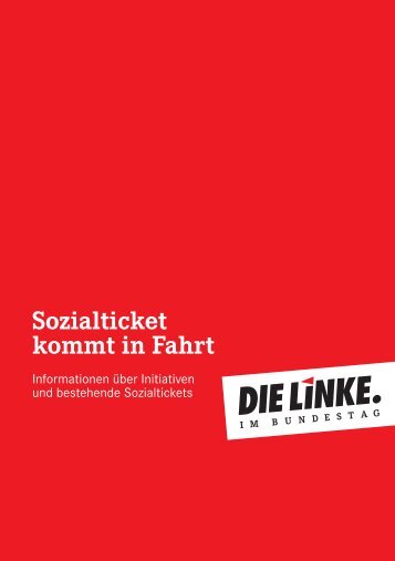 Sozialticket kommt in Fahrt - Die Linke. im Bundestag