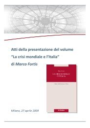 Atti della Presentazione - Fondazione Edison