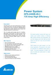 Power System DPS-2400B-48-3 135 Amp High Efficiency