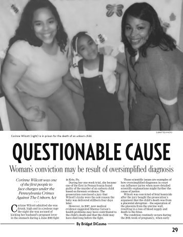 Justice Magazine - Corinne Wilcott - Victims of the State