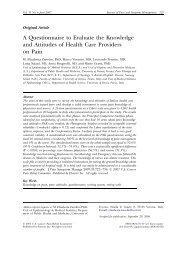 A Questionnaire to Evaluate the Knowledge and Attitudes of ... - IOV