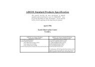 ADEOS Standard Products Specification