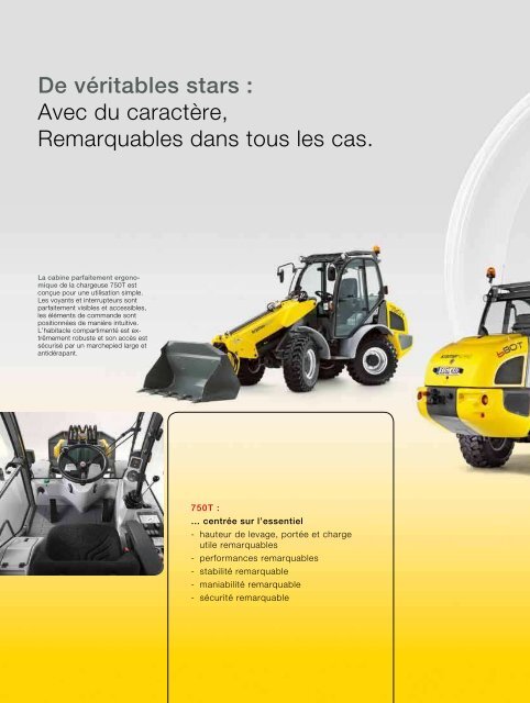 Chargeuses tÃ©lescopiques 750T â¢ 680T