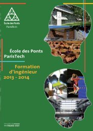 Formation d'ingénieur 2013 - 2014 - ENPC