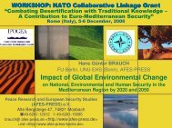 Impact of Global Environmental Change