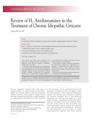Review of H1 Antihistamines in the Treatment of ... - Ob.Gyn. News
