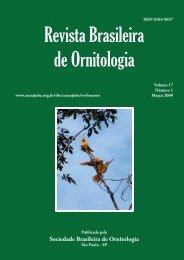 Capa 17(1) - fechada.indd - Sociedade Brasileira de Ornitologia