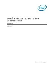 Intel 631xESB/632xESB I/O Controller Hub - Viglen Download