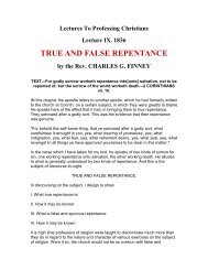 TRUE AND FALSE REPENTANCE - PinPoint Evangelism