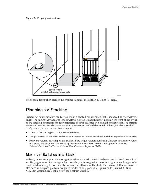 Extreme Networks Consolidated "i" Series Hardware Installation Guide