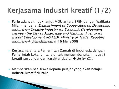 Industri Kreatif di Italia - Indonesia Kreatif