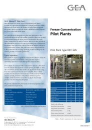 Pilot Plants - GEA Messo PT