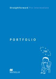 Pre Intermediate Portfolio - Straightforward