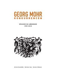 georg mohr-konkurrencen. opgaver og lÃ¸sninger 1991-2010.