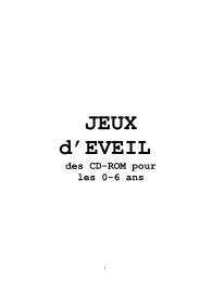 Jeux d'Ã©veil - Infocom94