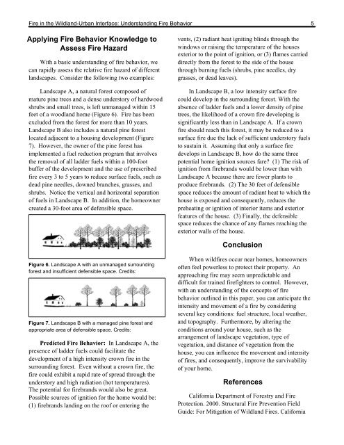 Fire in the Wildland-Urban Interface: Understanding Fire Behavior