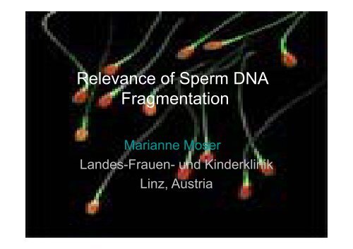 Relevance of Sperm DNA Fragmentation - eshre