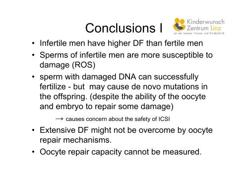 Relevance of Sperm DNA Fragmentation - eshre