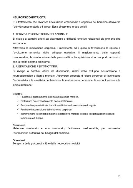 carta dei servizi sede di Lecco - IRCCS Eugenio Medea