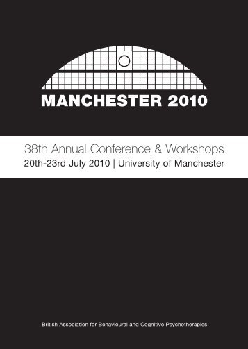 Conference Programme - BABCP Conference