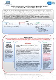 Prescribing Guidance for NOACs - NHS Cumbria