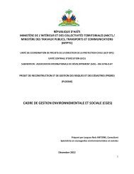 cadre de gestion environnementale et sociale (cges) - MinistÃ¨re des ...