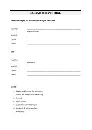 Die Babysitter Checkliste Familienservice