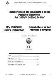 MANUALE D'USO ...........................................pag.2 - USER MANUAL