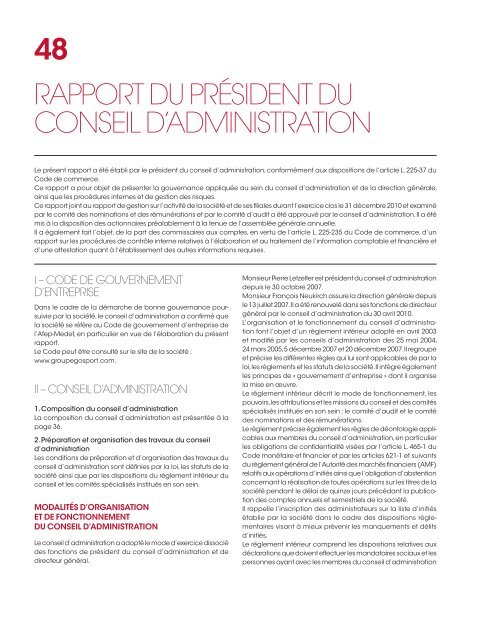 RAPPORT ANNUEL 2010 - Distrijob.fr