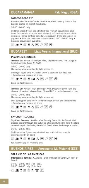 LOUNGE DIRECTORY