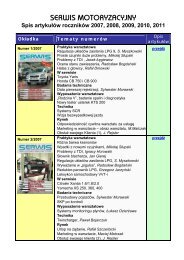 Spis Trea A ºci Wydanych Numeraƒa W Serwisu Elektroniki Serwis