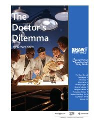 The Doctor's Dilemma - Shaw Festival Theatre