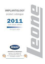 Download the Leone Product Catalog PDF - Implant Logistics