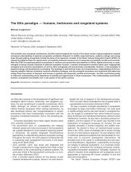 The Ellis paradigm â humans, herbivores and rangeland systems