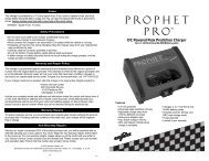 DYN prophet pro Manual - Dynamite RC