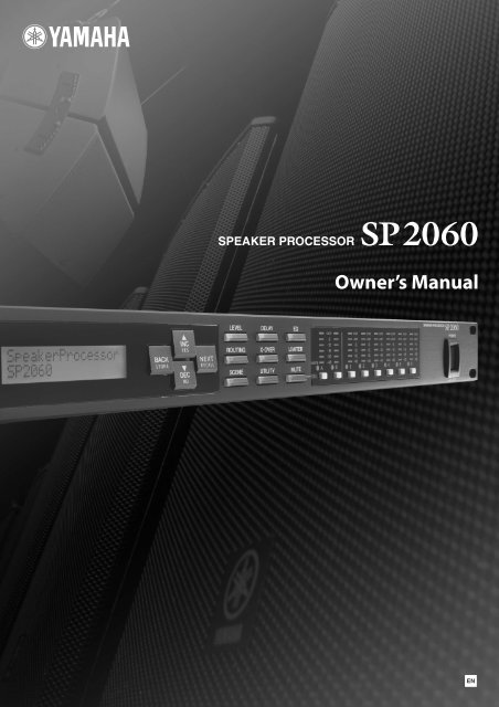 YAMAHA SP2060 SPEAKER PROCESSOR Amazon.co.jp: Yamaha SP2060