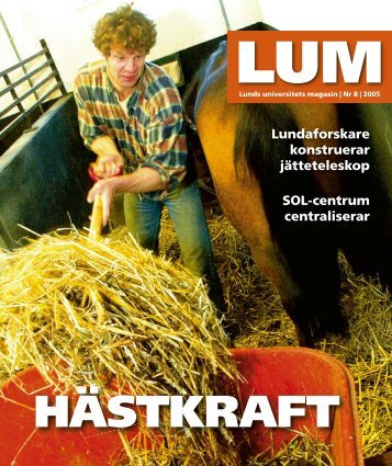 LUM nr 8 - 14 oktober - Humanekologi Lunds universitet
