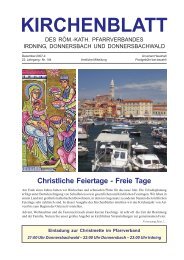 Kirchenblatt 2007-4 - Pfarrverband Irdning