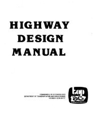 highway design manual - DTOP