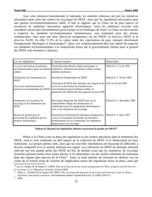 Les déchets et la mondialisation des déchets électroniques ... - CDH