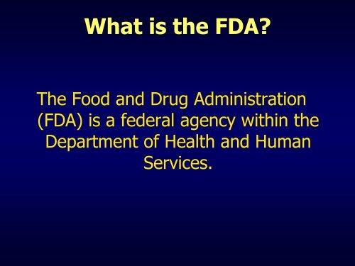 FDA: The New Animal Drug Approval Process