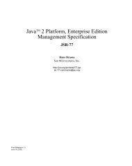 JavaTM 2 Platform, Enterprise Edition Management Specification