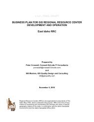 Nov 8, 2010, EIRRC BP (ver. 4) - the GIS TReC at ISU - Idaho State ...